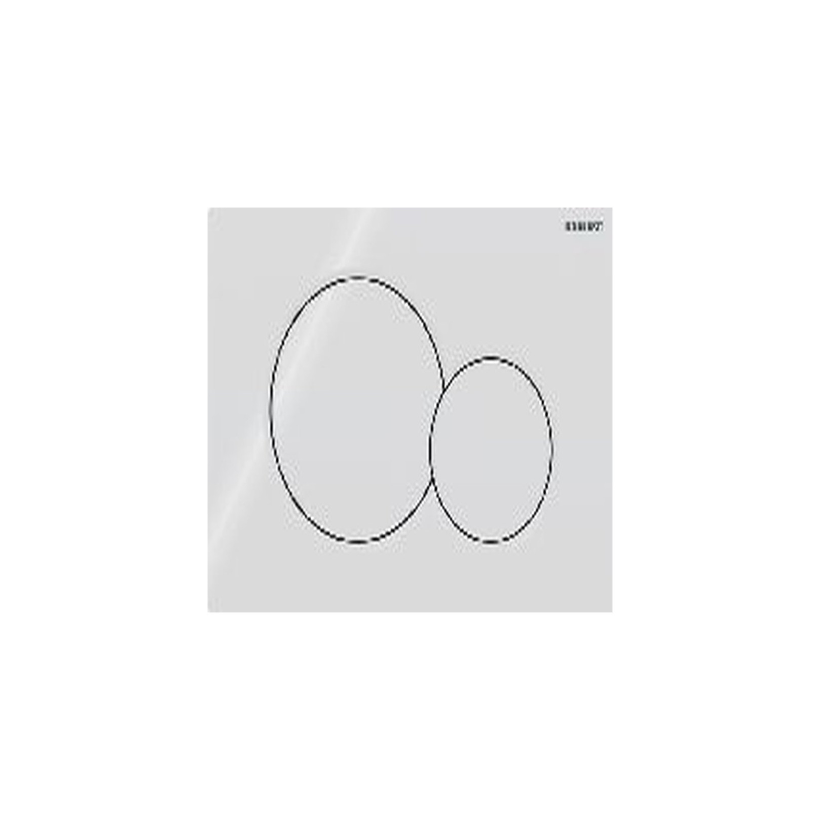 Geberit Sigma01 Betätigungsplatte 2-Mengen-Spülung weiß Kunststoff 115770115