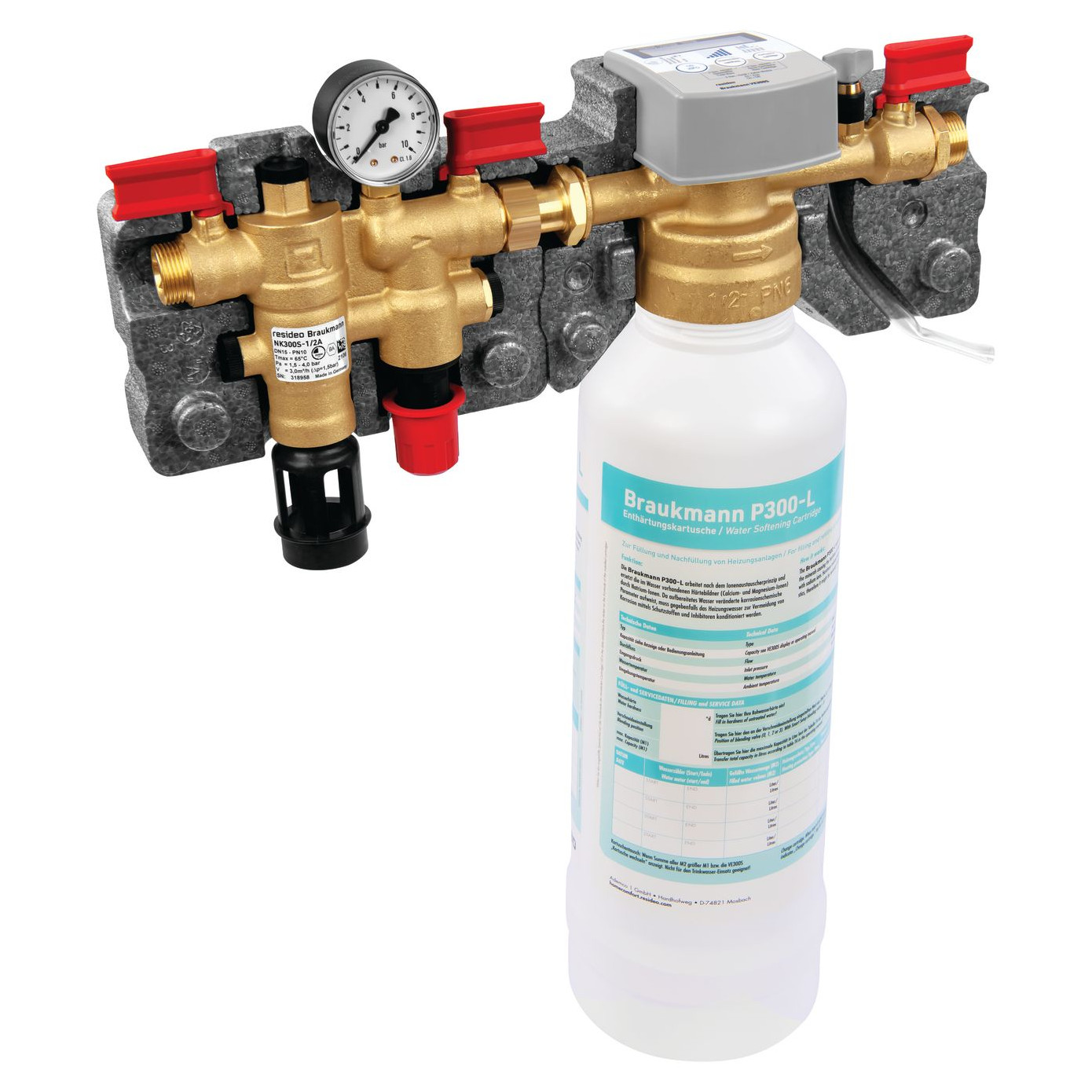 Honeywell Nachfüllkombination NK300SE-SO R 1-2 Enthärtungspatrone Smart-Monitoring NK300SE-SO-1-2A