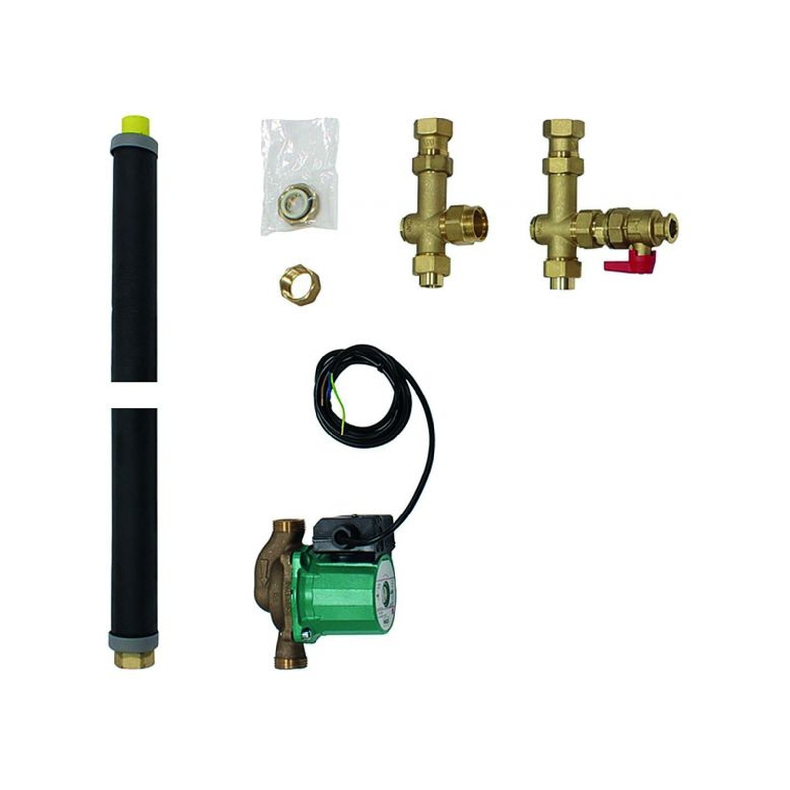 Vaillant Legionellenschutz Baugruppe Solarspeicher Verrohrung Umwälzpumpe Anschlussflansch 302076