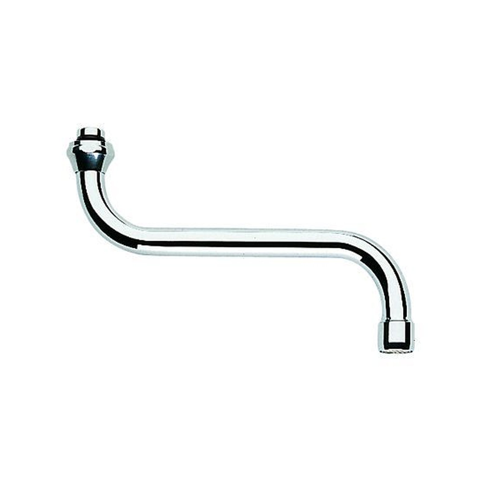 GROHE S-Auslauf 13005 150 mm Küchen-Wandbatterien 1/2 Zoll Chrom Long-Life Shine 13005000