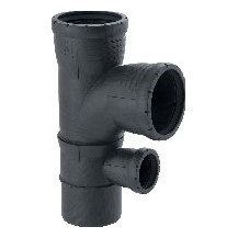 Geberit Silent-Pro Kombibogenabzweig DN 90/90/50 87 Grad schalldämmend 393456141