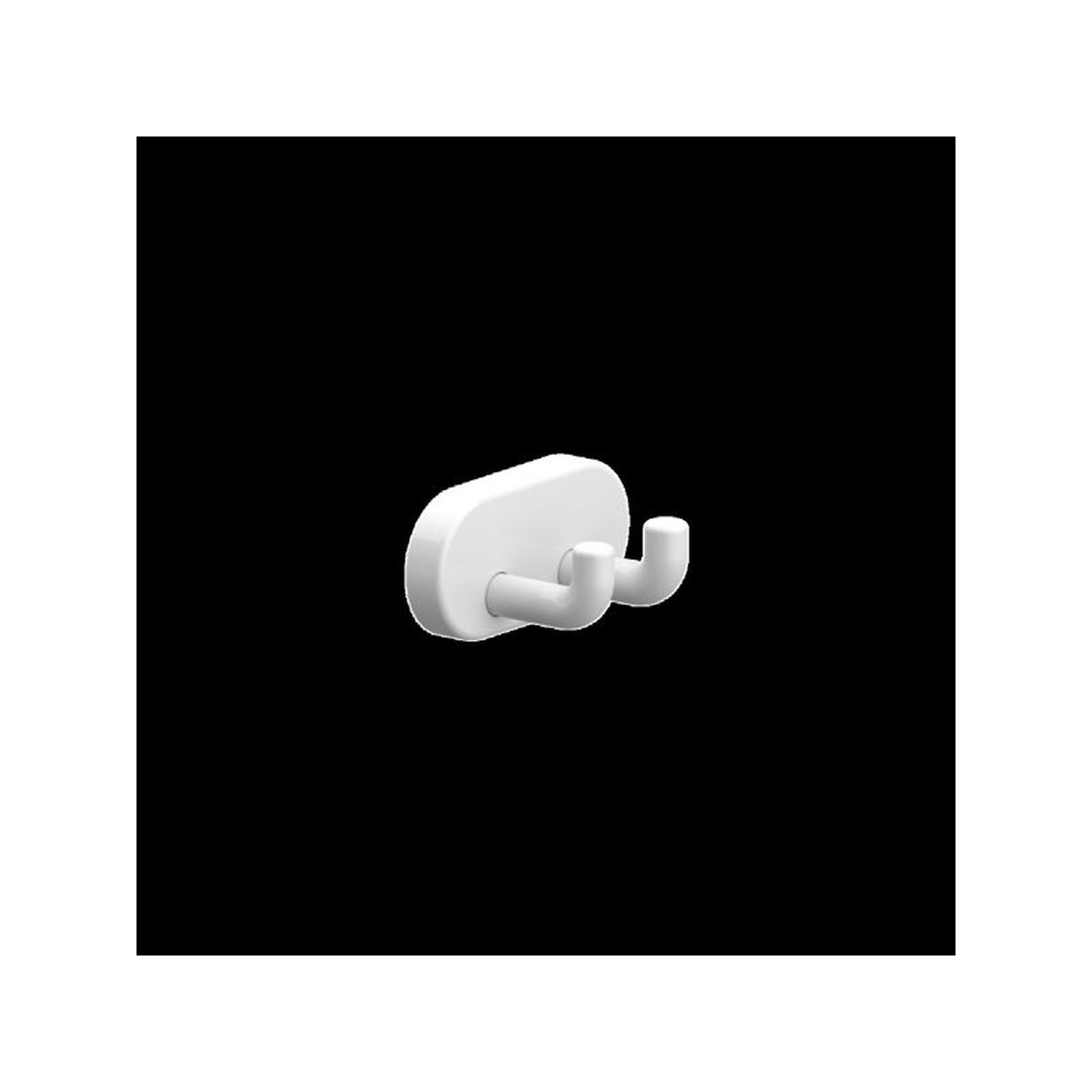 NORMBAU Doppelhaken Silver Age System Nylon weiß verdeckte Verschraubung 0583200019