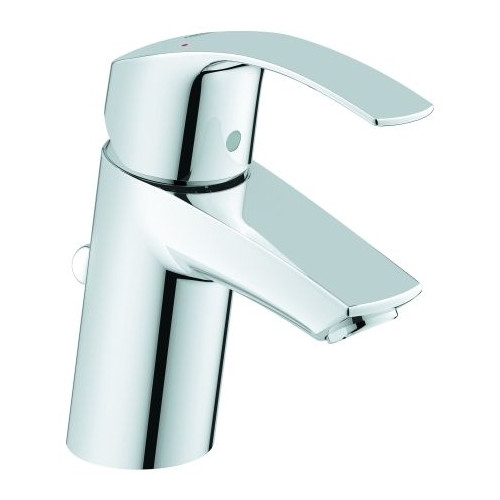 Grohe Waschtischarmatur Eurosmart 33265002 S-Size chrom Einhebelbatterie SilkMove EcoJoy FastFixation
