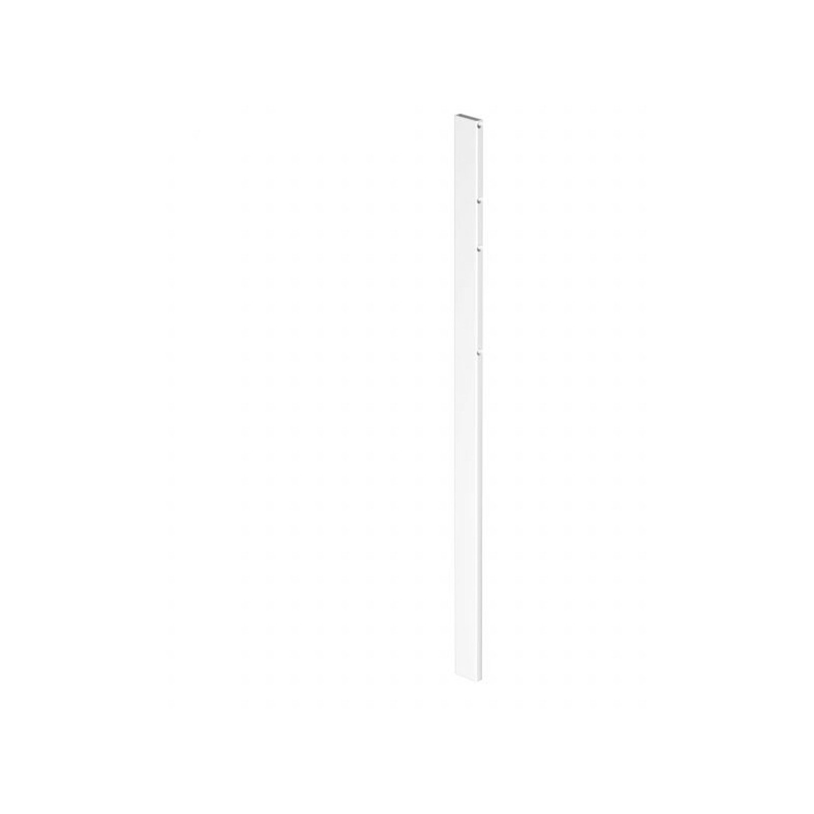 Wemefa Standfix Standrohr 35x10mm 760mm pulverbeschichtet weiß Gewindbohrungen Hersteller-Artikelnummer 10-1-760