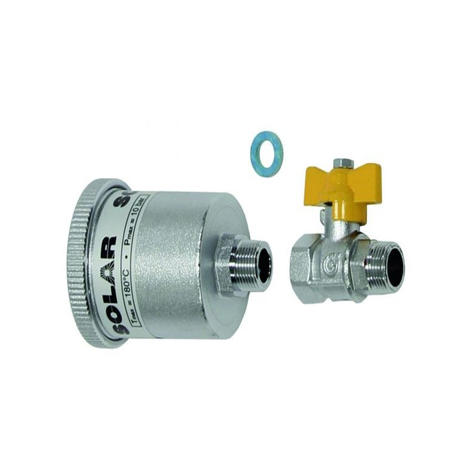 Vaillant Solar-Schnellentlüfter 3/8 Zoll Außengewinde Absperrventil temperaturbeständig bis 150 Grad C 302019