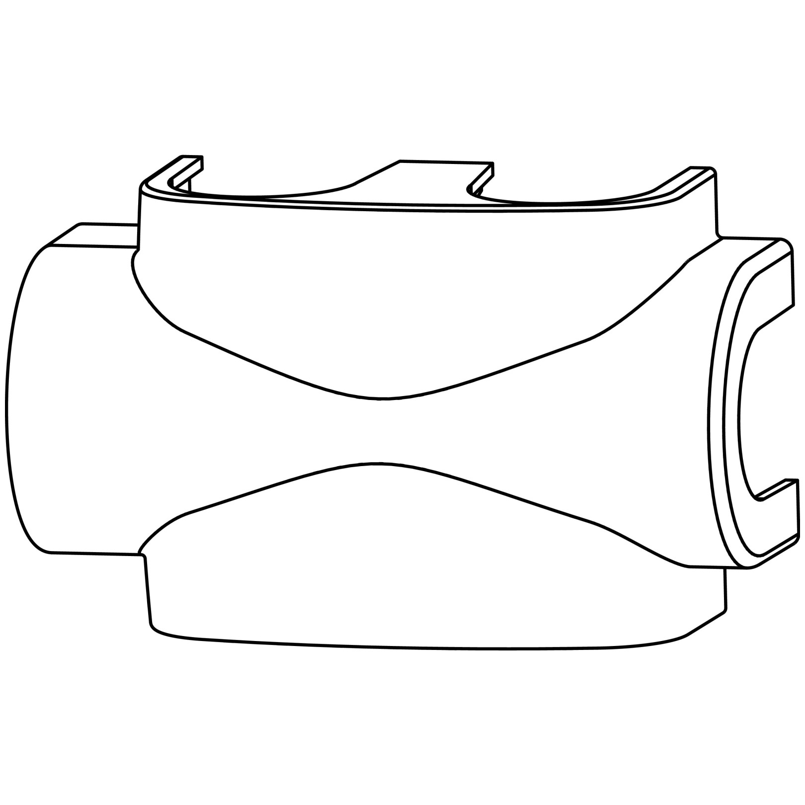Heimeier DesignLine Verkleidung Zweipunktanschluss Weiß RAL9016 Kunststoff Eckform Durchgangsform 3850-10.553