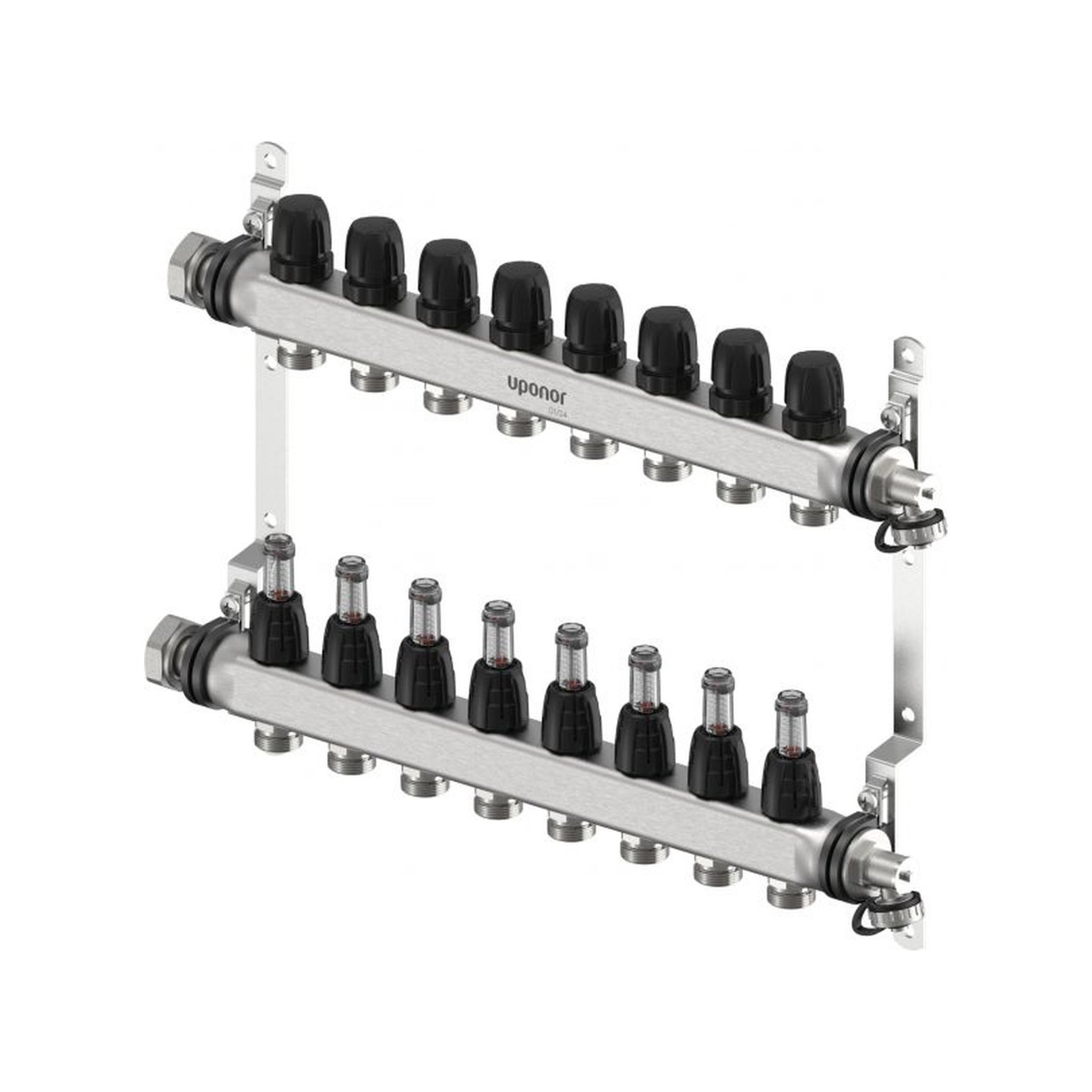 Uponor Vario S Verteiler 8 Heizkreise FM G3/4 Euro G1 1140839