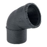 Geberit Silent-Pro Bogen DN 70 67 Grad PP-MX schalldämmend 393323141