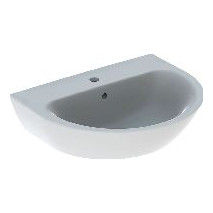 Geberit Renova Waschtisch 60x48cm Hahnloch mittig Überlauf weiss 500370011
