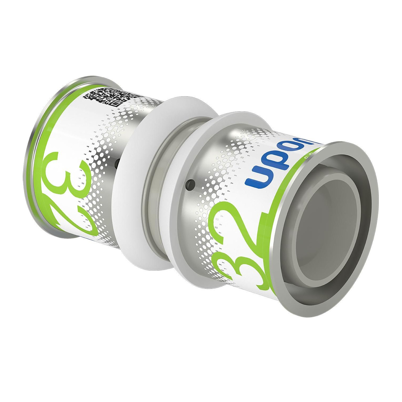 Uponor S-Press PLUS Kupplung PPSU Presskupplung 32mm 32mm DVGW Edelstahlpresshülse 1039936