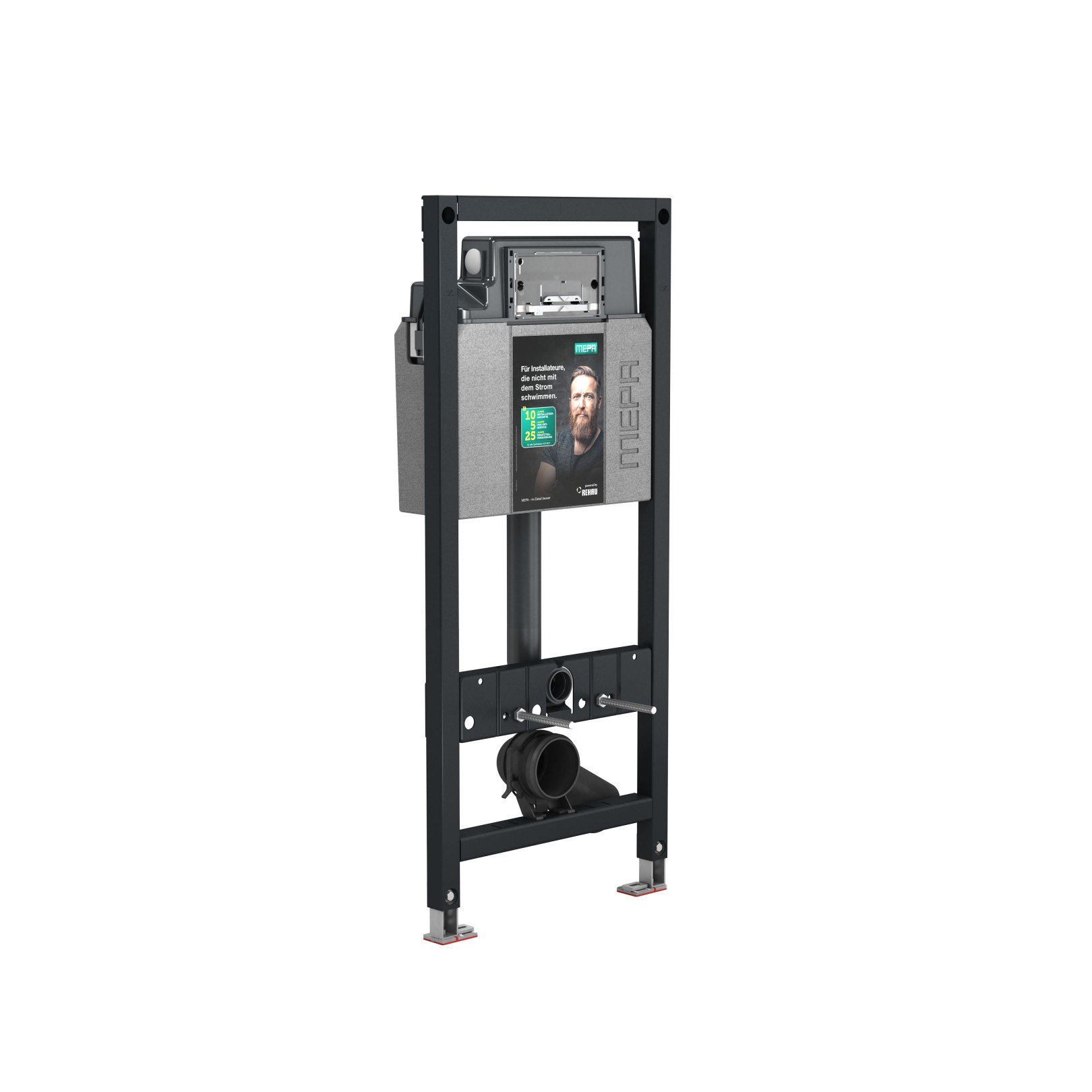 MEPA WC-Element nextVIT UPSK SC A31 Systembauhöhe 1200mm Spülkasten 2-Mengen HAN 514105