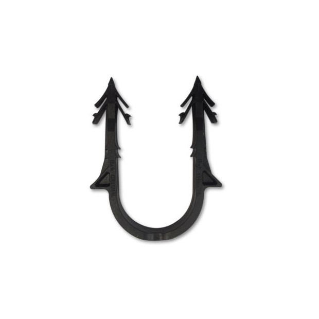 HTD Tacker Ankerclips Premium bis 20 mm Heizrohr schwarz 1000 Stück