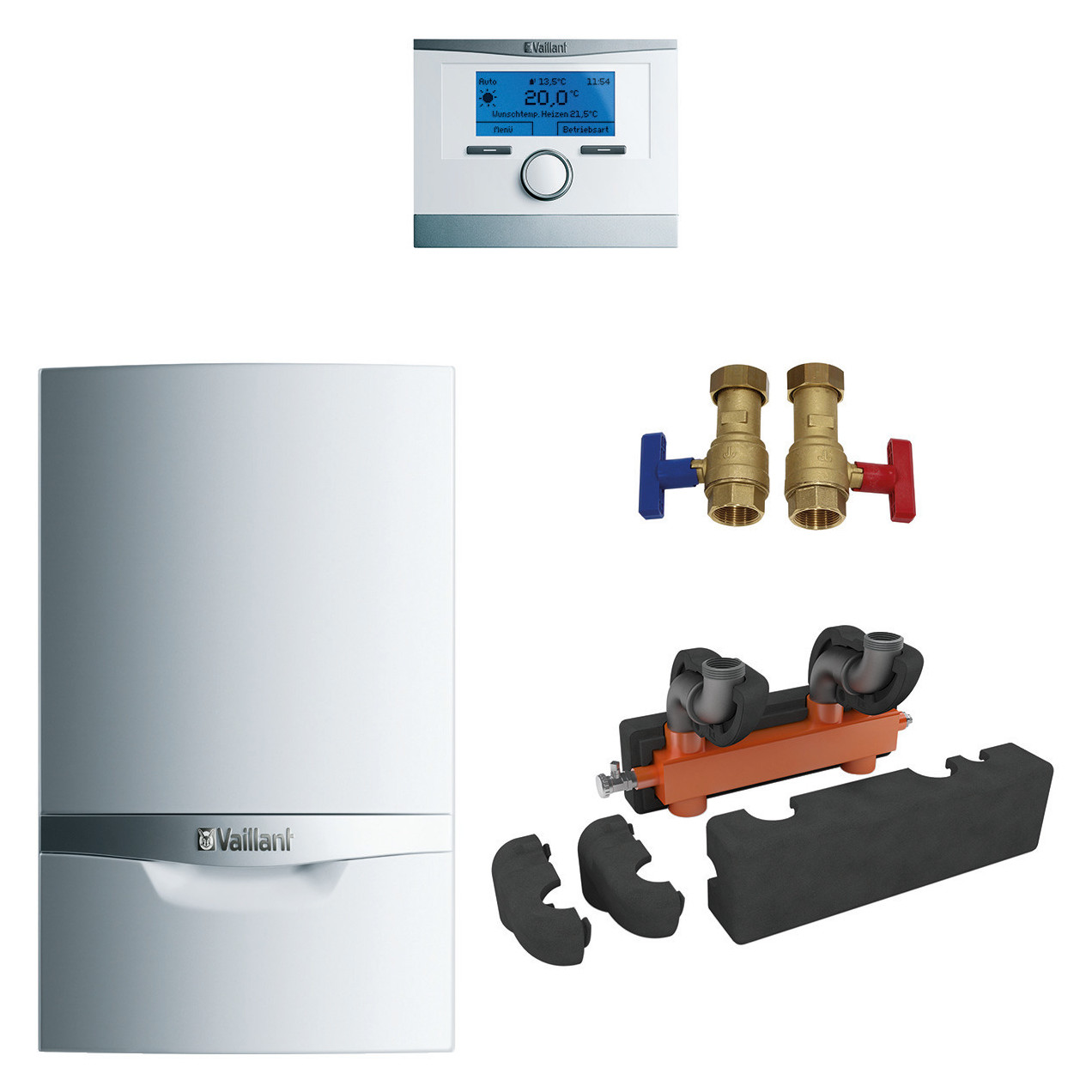 Vaillant ecoTEC plus VC476/5-5 E Gas-Wandheizgerät Paket multiMATIC 700 HAN 0010029700
