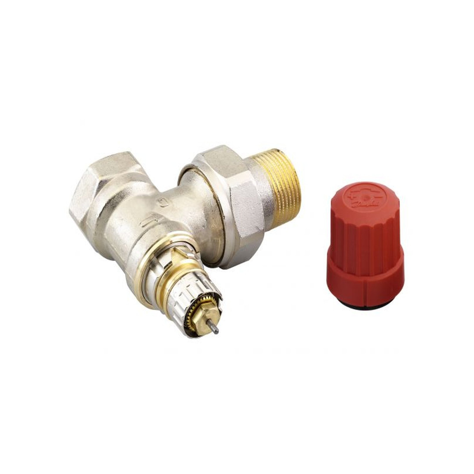 Danfoss Ventilunterteil RA-N 20 R 3/4 Eckform Voreinstellung vernickelt 013G0035