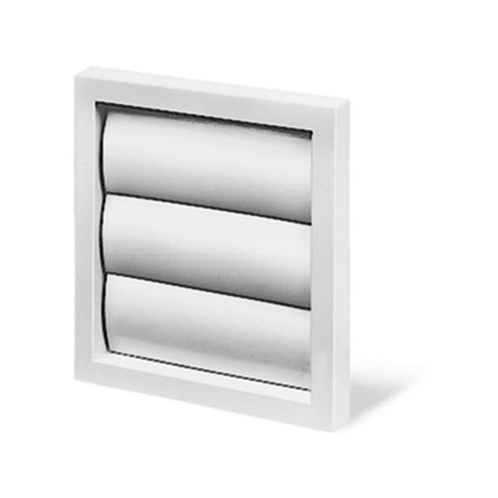 Helios Verschlussklappe L-VK 150 DN150 Anschlussstutzen Überdruckklappe Kunststoff weiß 60403