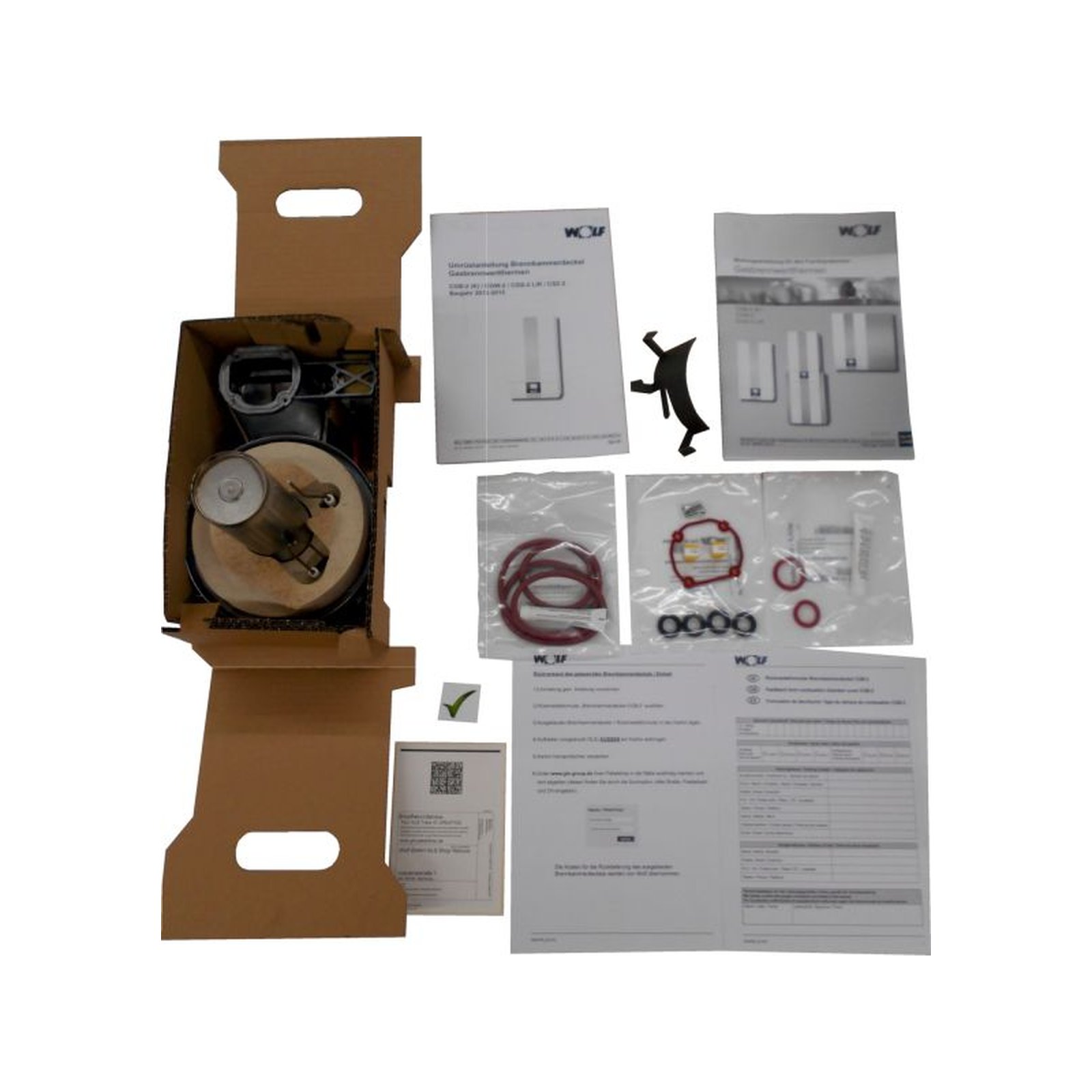 Wolf Umrüstset Brennkammerdeckel CGB-2 2013-2015 20 24 kW Heizgeräte Zubehör 8614983