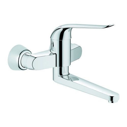 Grohe Waschtischarmatur Einhebel Euroeco Spec Wandmontage 257 mm Chrom SilkMove 32773000
