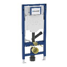 Geberit Vorwandelement Duofix 111364006 Wand-WC 112cm UP-Spülkasten 12cm Geruchsabsaugung Abluft Stahl