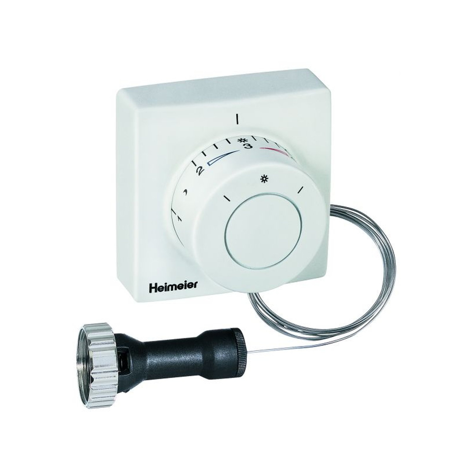 Heimeier Thermostatkopf F Ferneinsteller Kapillarrohr 5 m Temperaturbereich 6-27°C M30x1.5 2805-00.500