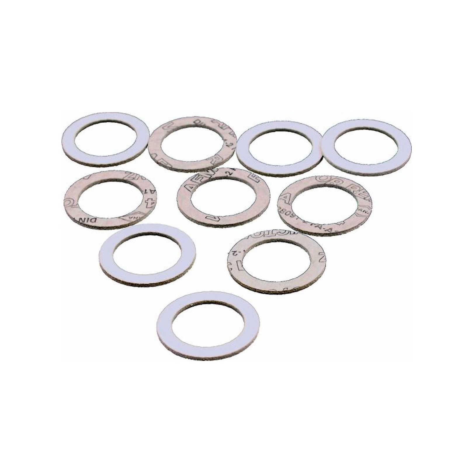 WOLF Flachdichtung 37.5x27x2 10 Stück Ersatz 3901039 Heizungsdichtung DN32 8602524