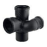 Geberit Schachtbogenabzweig Silent-PP DN100-70-100 87 Grad links d110-75-110 schalloptimiert 390564141