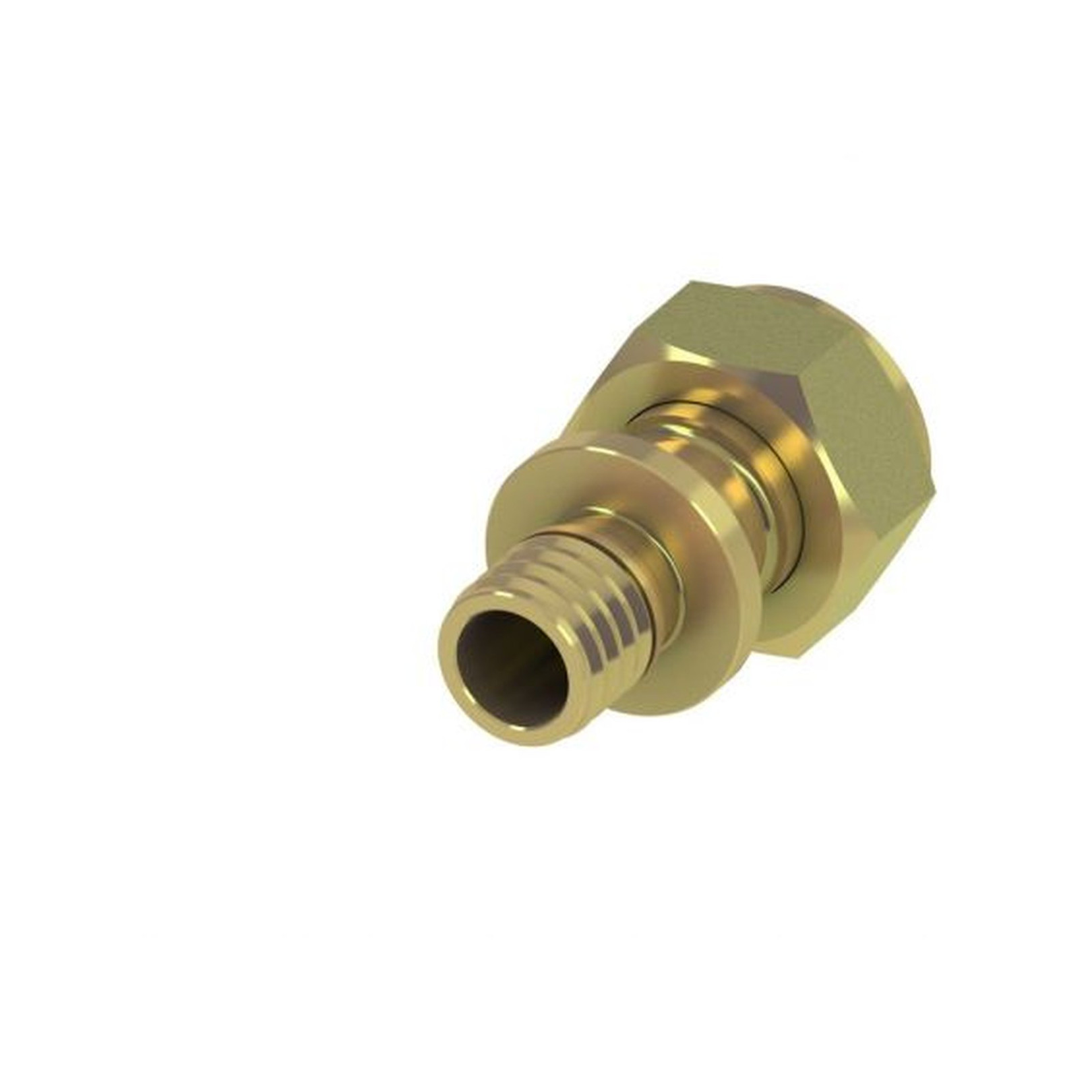 TECEflex Verschraubung flachdichtend 16 G-3/4 Siliziumbronze 717602