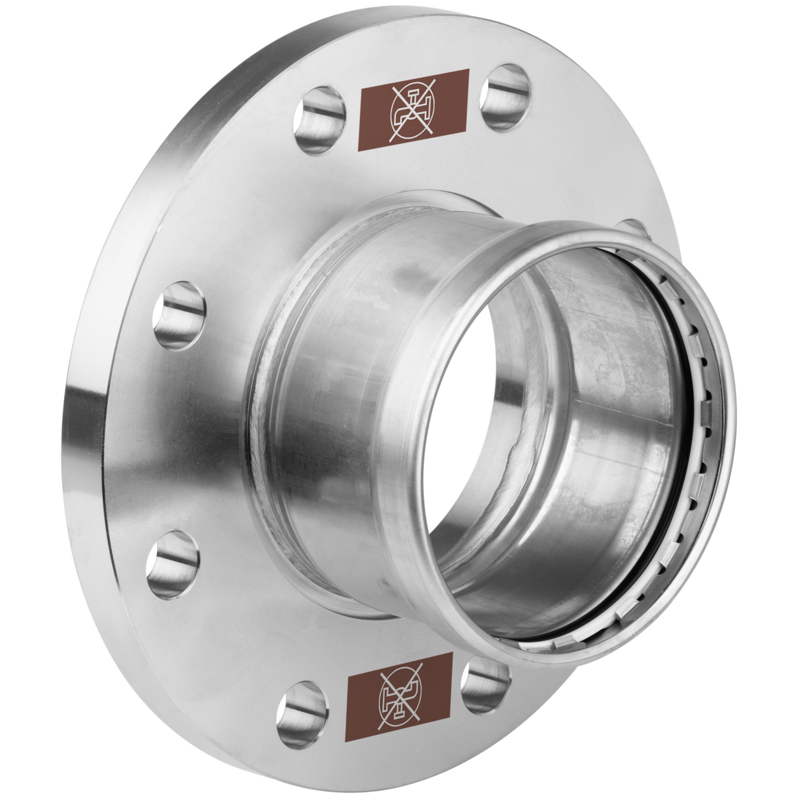 Viega Temponox XL Flanschübergang 108 mm Edelstahl SC-Contur PN10/16 811198