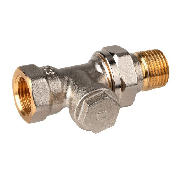 Honeywell Rücklaufverschraubung Verafix D V2420D0010 Messing vernickelt 3-8Zoll Kvs 1-45cmb-h HAN V2420D0010