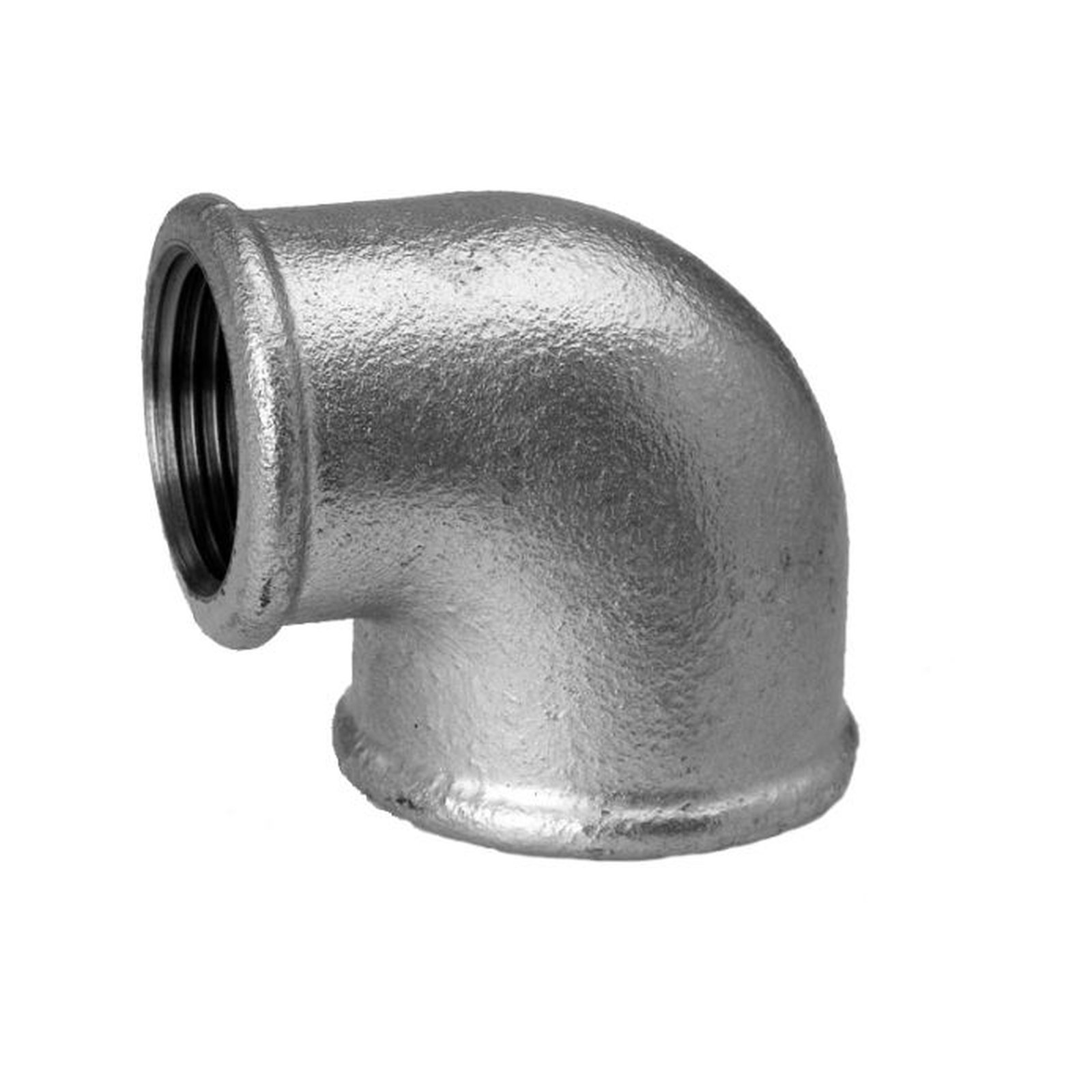 Temperguss-Winkel Nr.90 11/4x1" 90 Grad, mit 2 IG, verzinkt