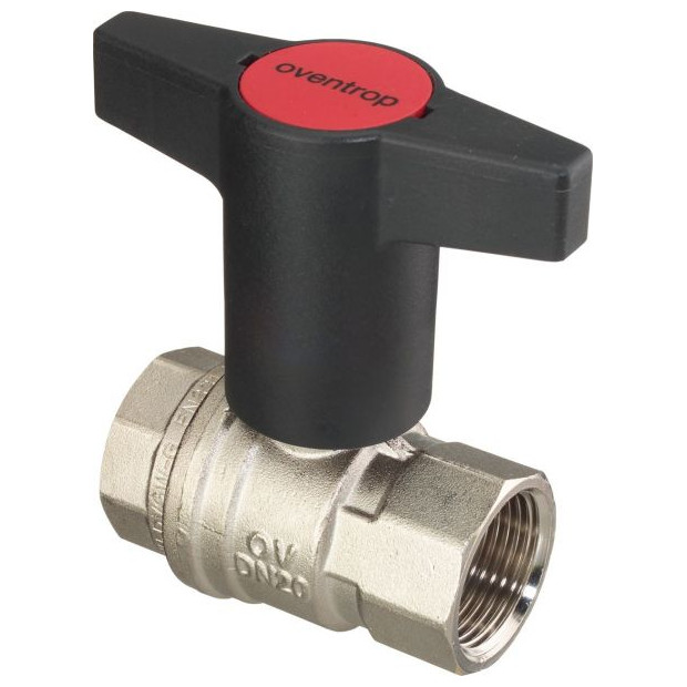 OVENTROP Kugelhahn Optibal Knebelgriff DN50 2-Zoll IG PN16 Messing 1077116