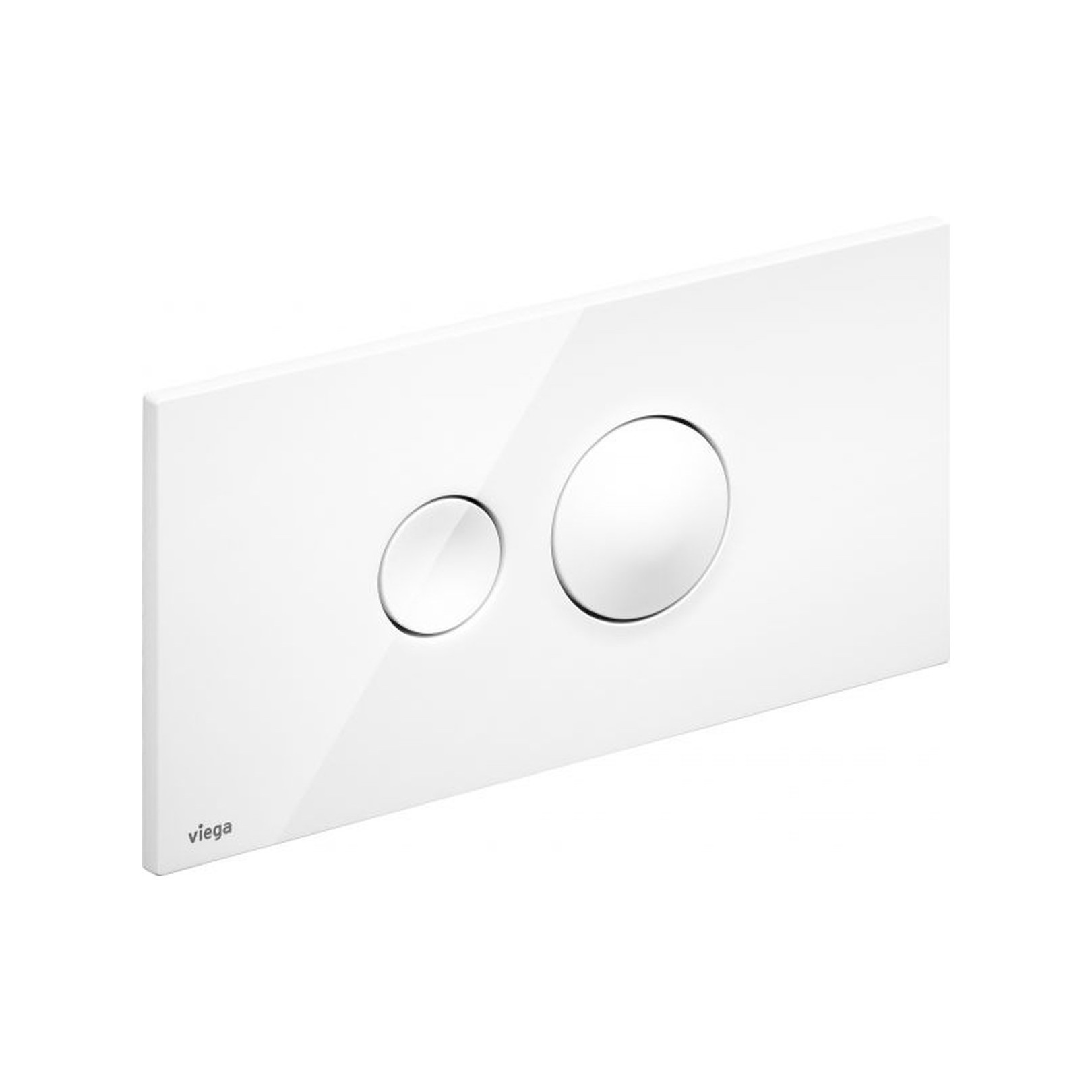 Viega Betätigungsplatte Visign for Style 10 2-Mengen-Spültechnik Kunststoff weiss 596316