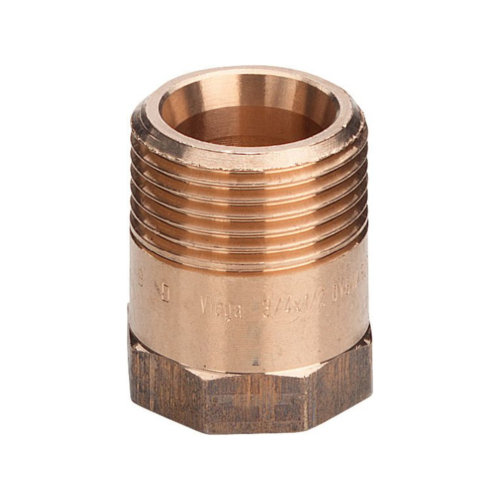 Viega Reduziernippel 3243 Rotguss G-1-1-4 Rp-1 Innenkonus 446680