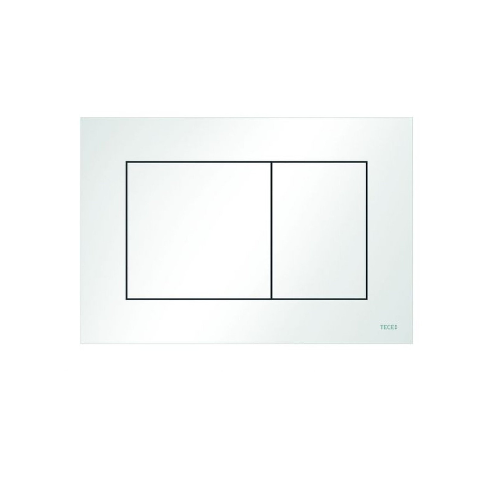 TECE WC-Betätigungsplatte TECEnow Zweimengentechnik weiß flach Kunststoff gummigepuffert 9240400