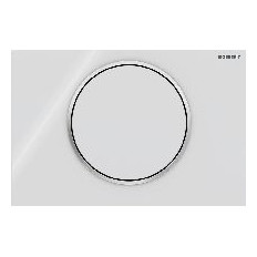 Geberit Betätigungsplatte Sigma 10 115758KJ5 weiß verchromt Spül-Stopp Kunststoff rund 246x164 mm