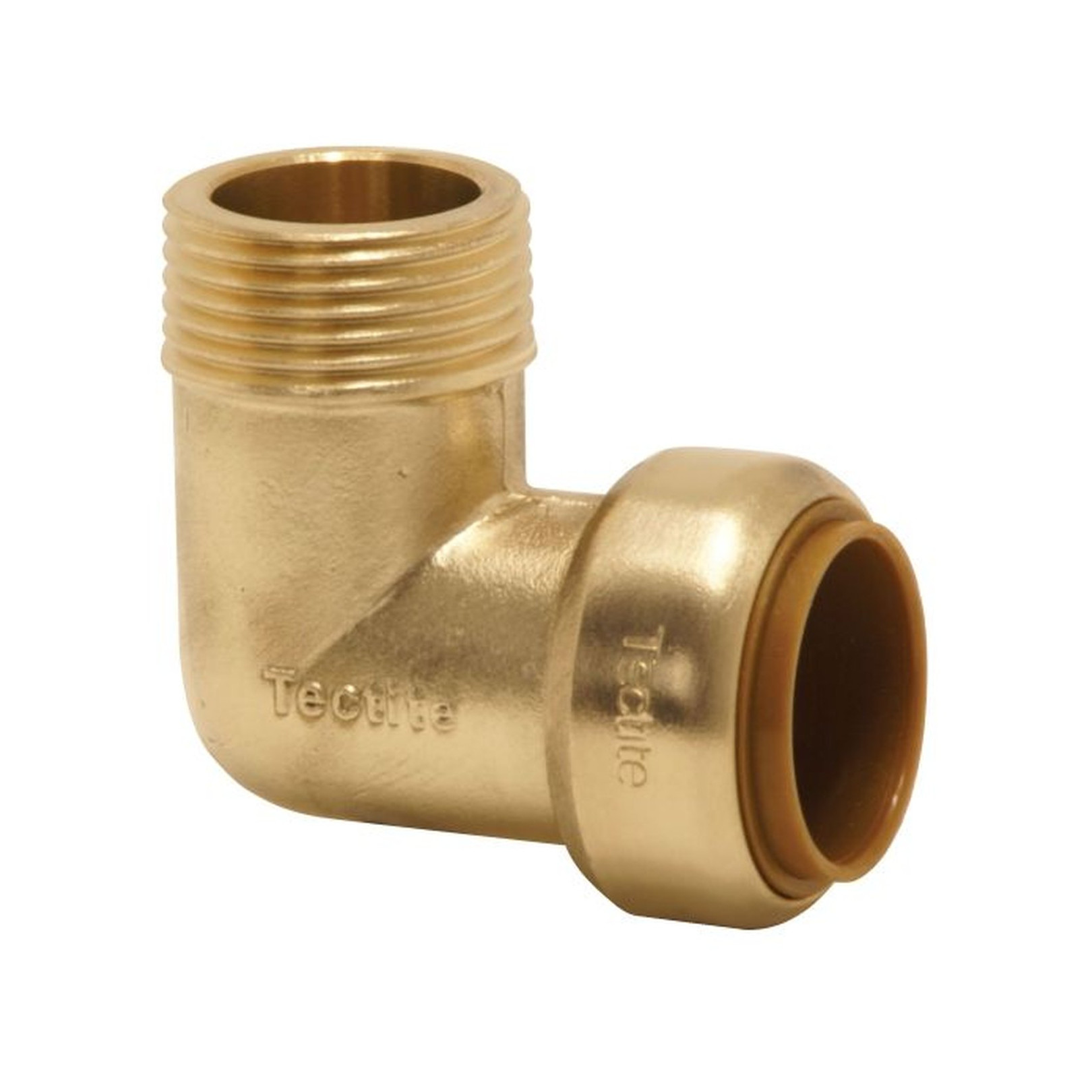 VSH Seppelfrickeke Steckfitting Übergangswinkel 90 Grad Tectite Classic T092G 15 mm x R 1/2 DVGW Außengewinde 10 Stück 4750438