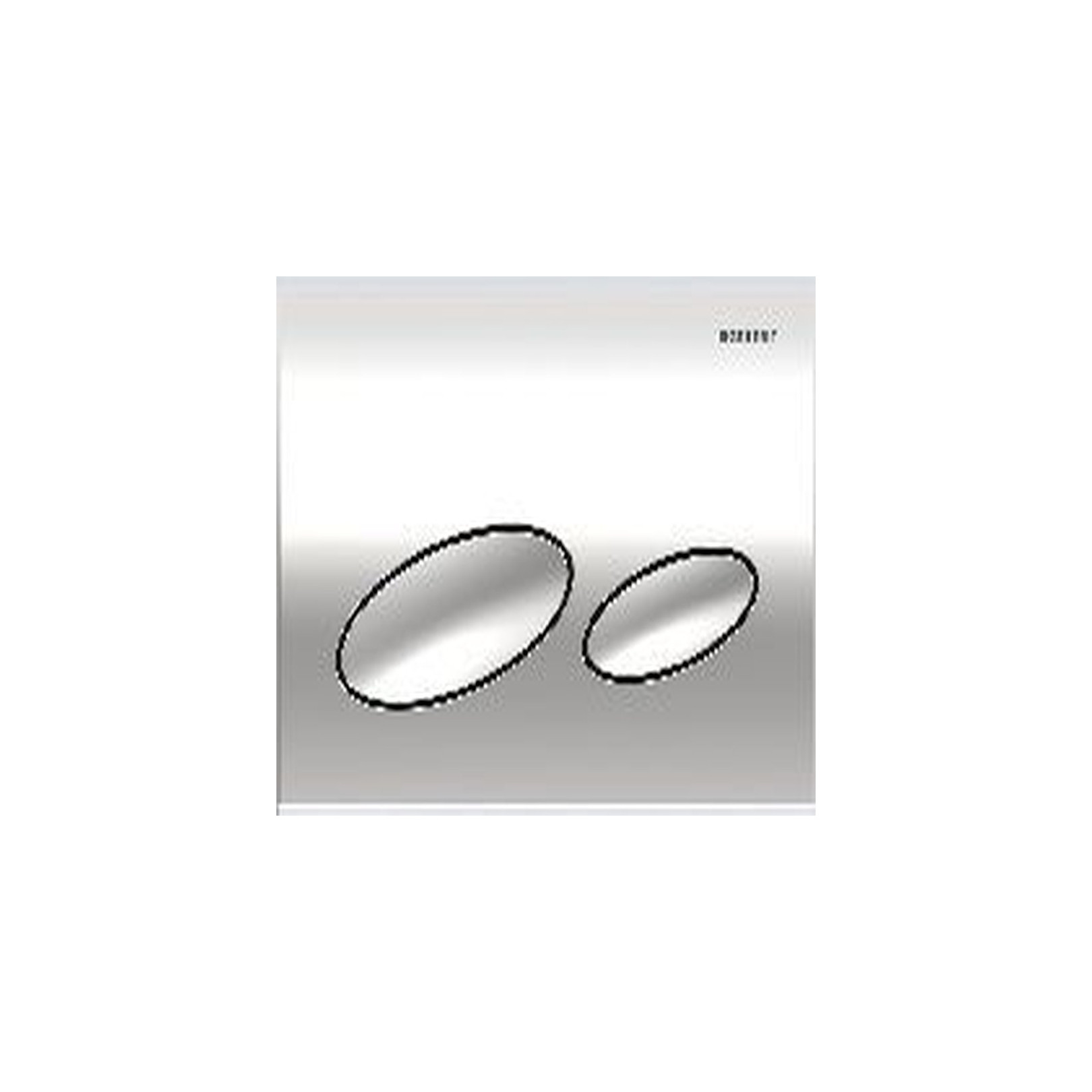 Geberit Betätigungsplatte Kappa20 2-Mengen-Spülung glanzverchromt Kunststoff 115228211