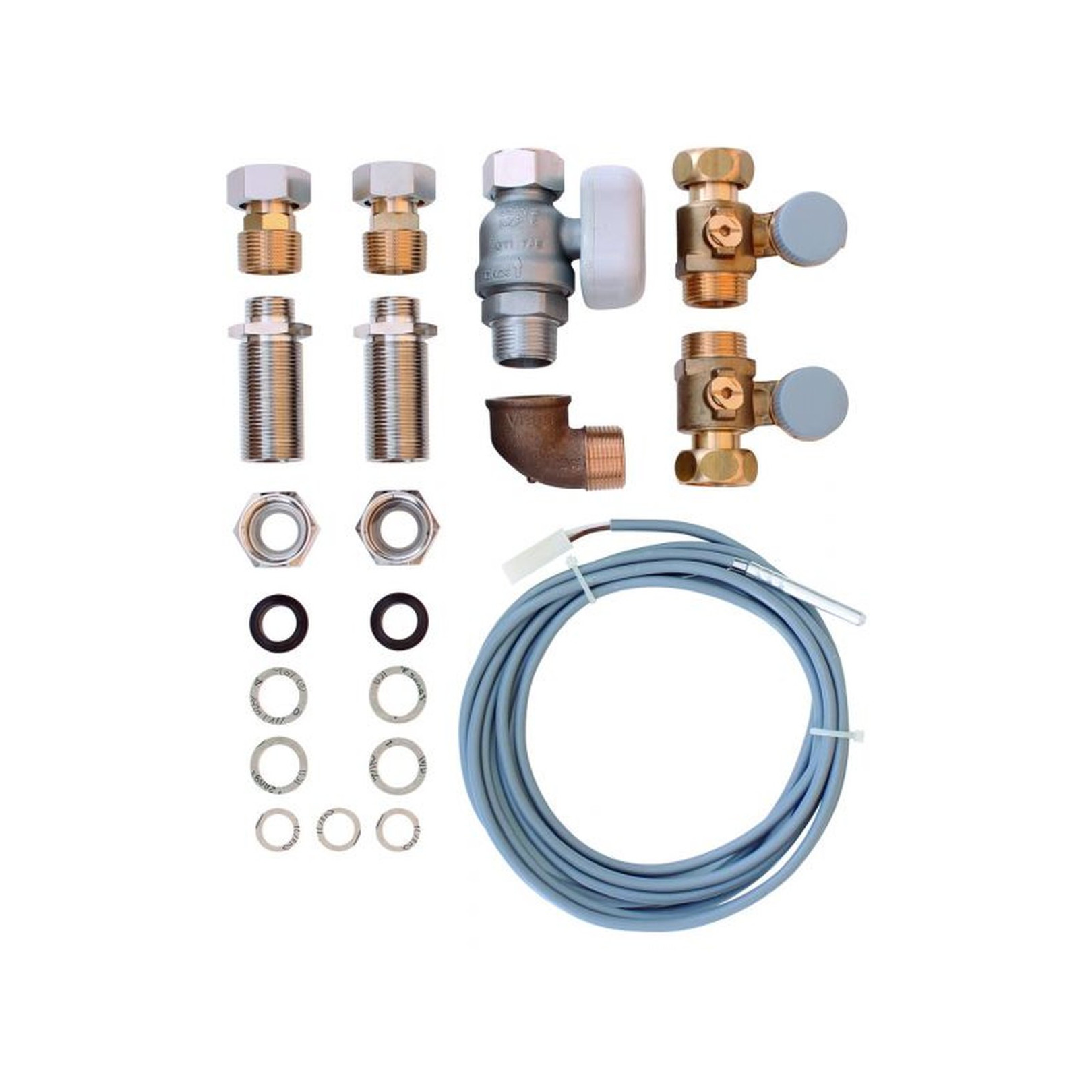 Vaillant Installationsset VC Neu-Installation Speicherfühler G 3/4 Gashahn Quetschverschraubung 0020201899