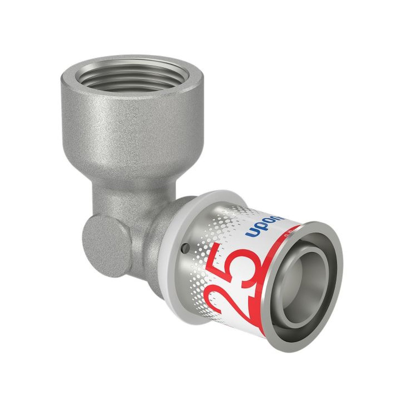 Uponor S-Press PLUS Winkelmuffe 25 mm DN20 3/4 IG Edelstahlpresshülse DVGW 1070542