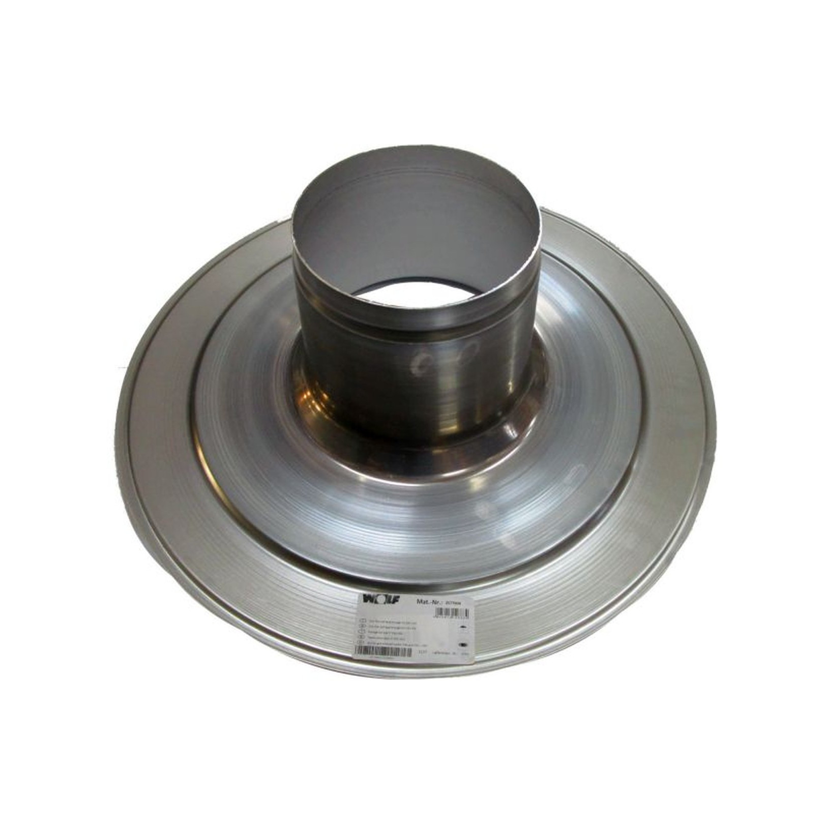 Wolf Flachdachdurchführung DN160 CWL 0 Grad Aluminium ISO-Rohrsystem 2577004