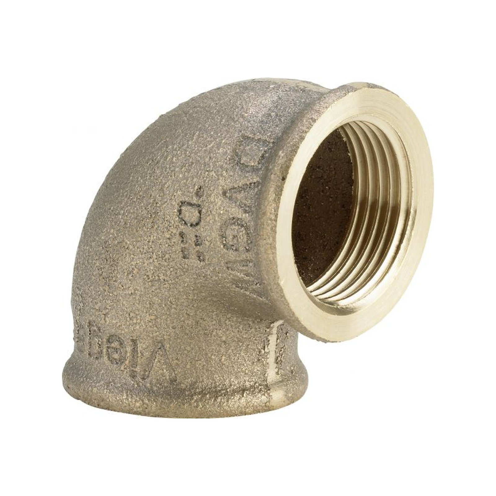 VIEGA Gewindefitting Rotguss Winkel 3090 90Grad DN65 2 1/2 Zoll IG DVGW 321796