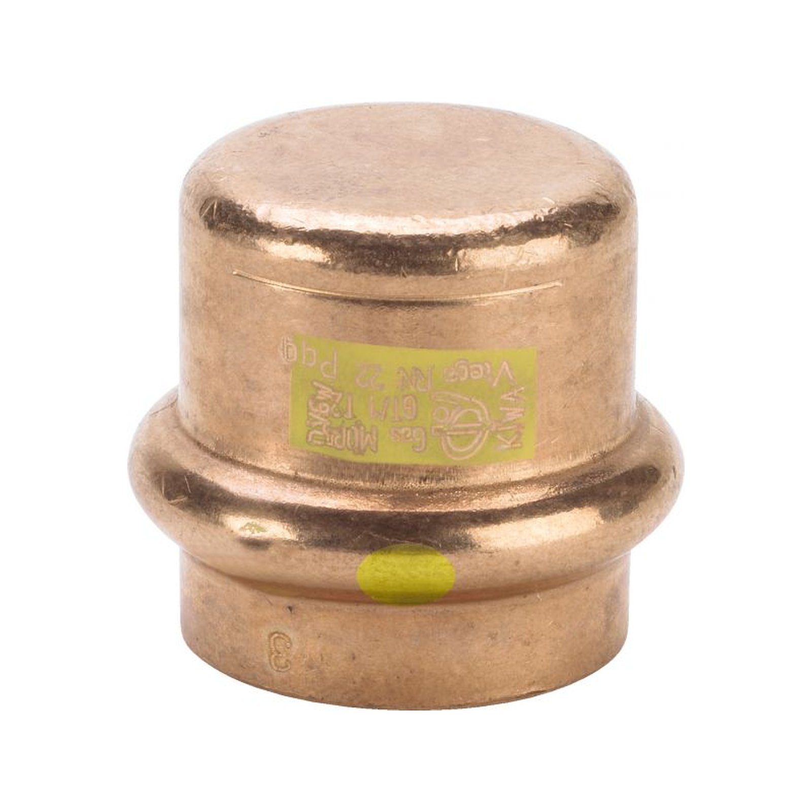 Viega Verschlusskappe Profipress G 2656 35 mm Kupfer SC-Contur HNBR Dichtelement 352837