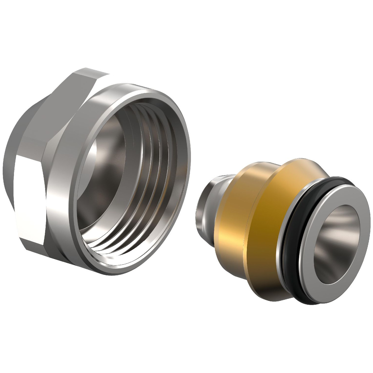 Uponor Uni-X Verschraubung MLC 16-3-4-FT Euro Messing verzinnt 1058090
