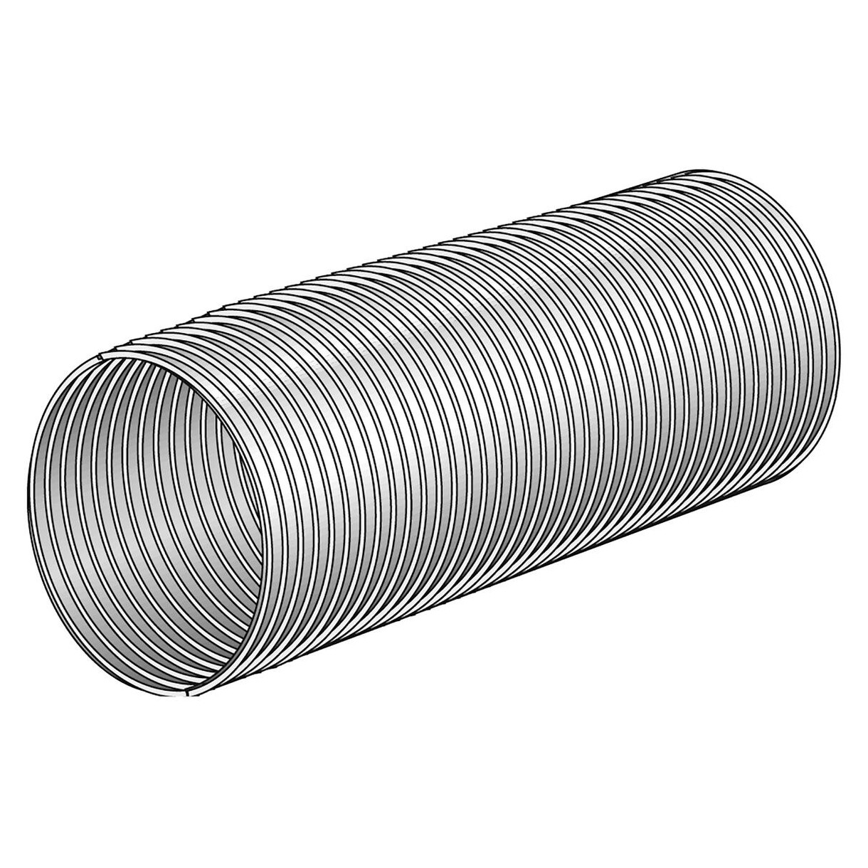 Helios Alu-Flexrohr AFR 100/2500 DN 100 Länge 550-2500 mm flexibel 60504
