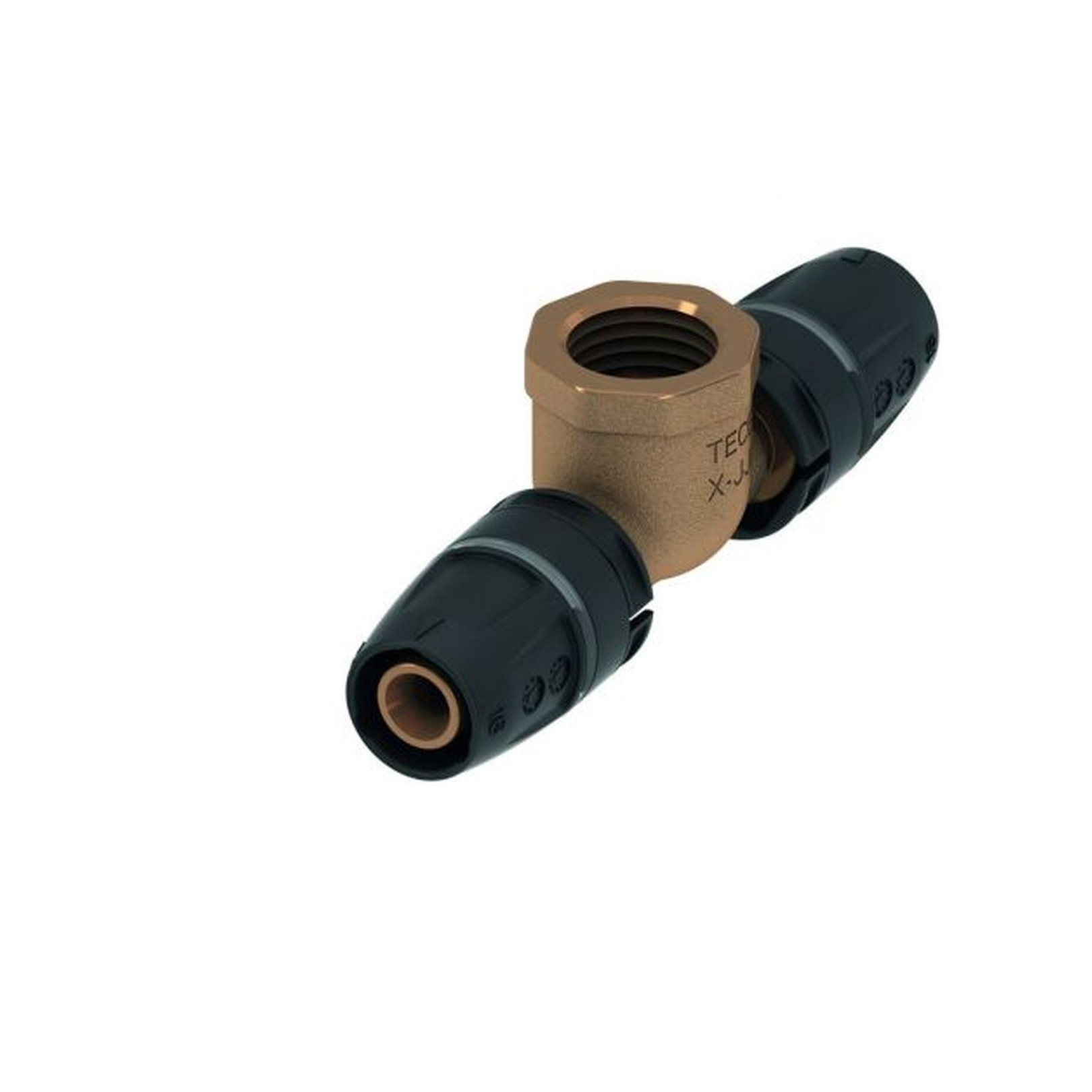 TECElogo-Push T-Stück IG 16 Rp 1-2 16 Rotguss Siliziumbronze 8713402