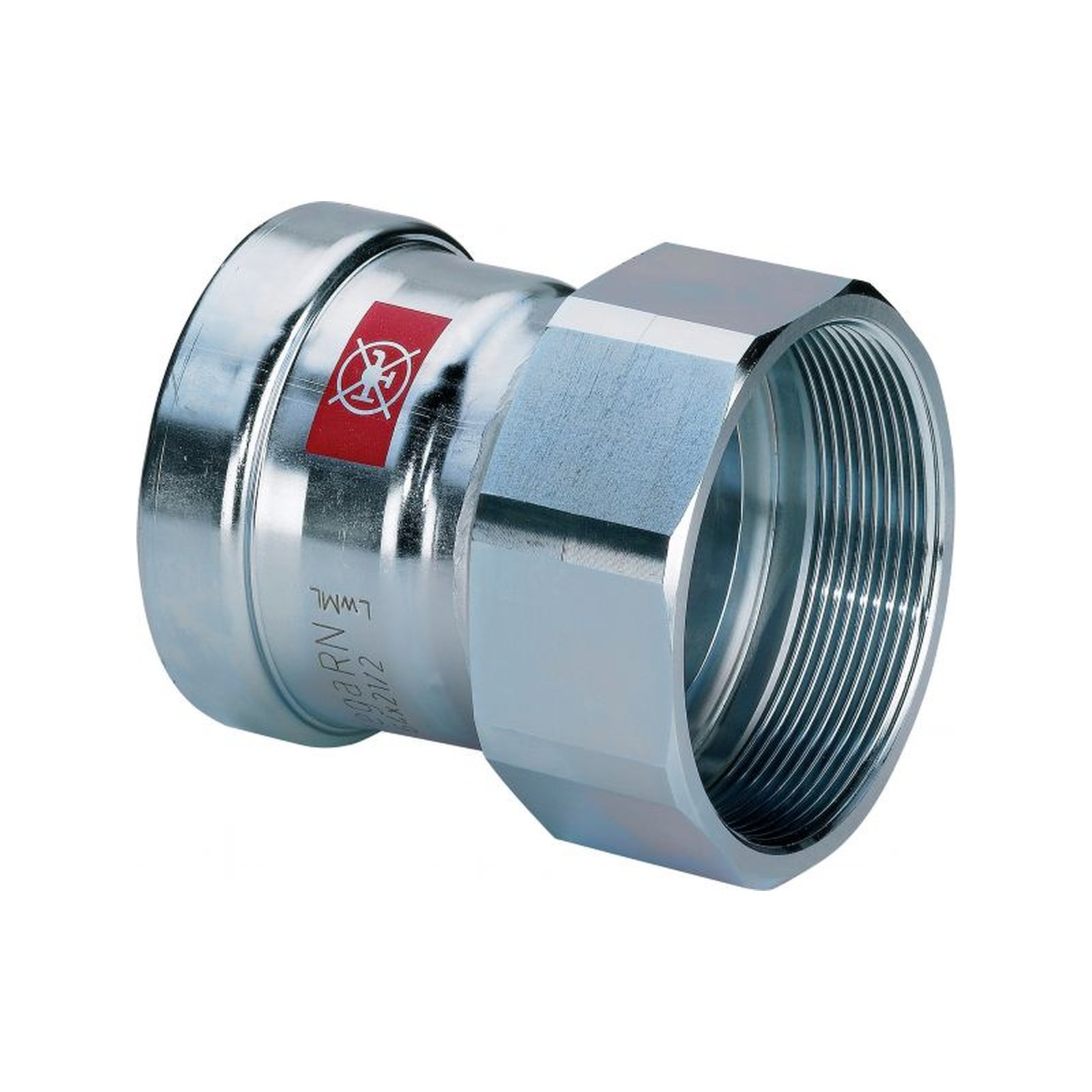 Viega Übergangsstück Prestabo 1112XL 88,9 mm Rp 3 Stahl unlegiert SC-Contur Mehrkant 630041