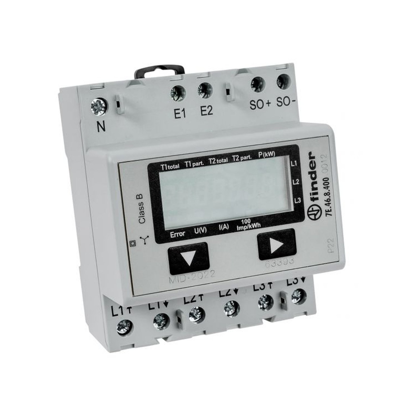 WOLF Energiezähler 3-phasig SO-Schnittstelle präzise Verbrauchserfassung 2748849