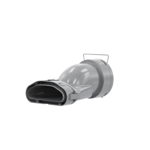 Stiebel Eltron Luftverteilsystem LVE ÜbergangsStück DN 90 75 Kunststoff 233032
