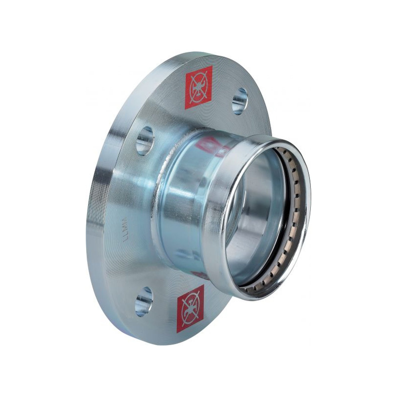 Viega Flanschübergang Prestabo 64 mm DN 65 Stahl verzinkt SC-Contur Pressanschluss Flansch PN 6 629939