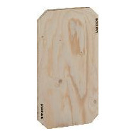 Geberit Montageplatte GIS universell 31x58cm Furnierholz wasserfest 461035001