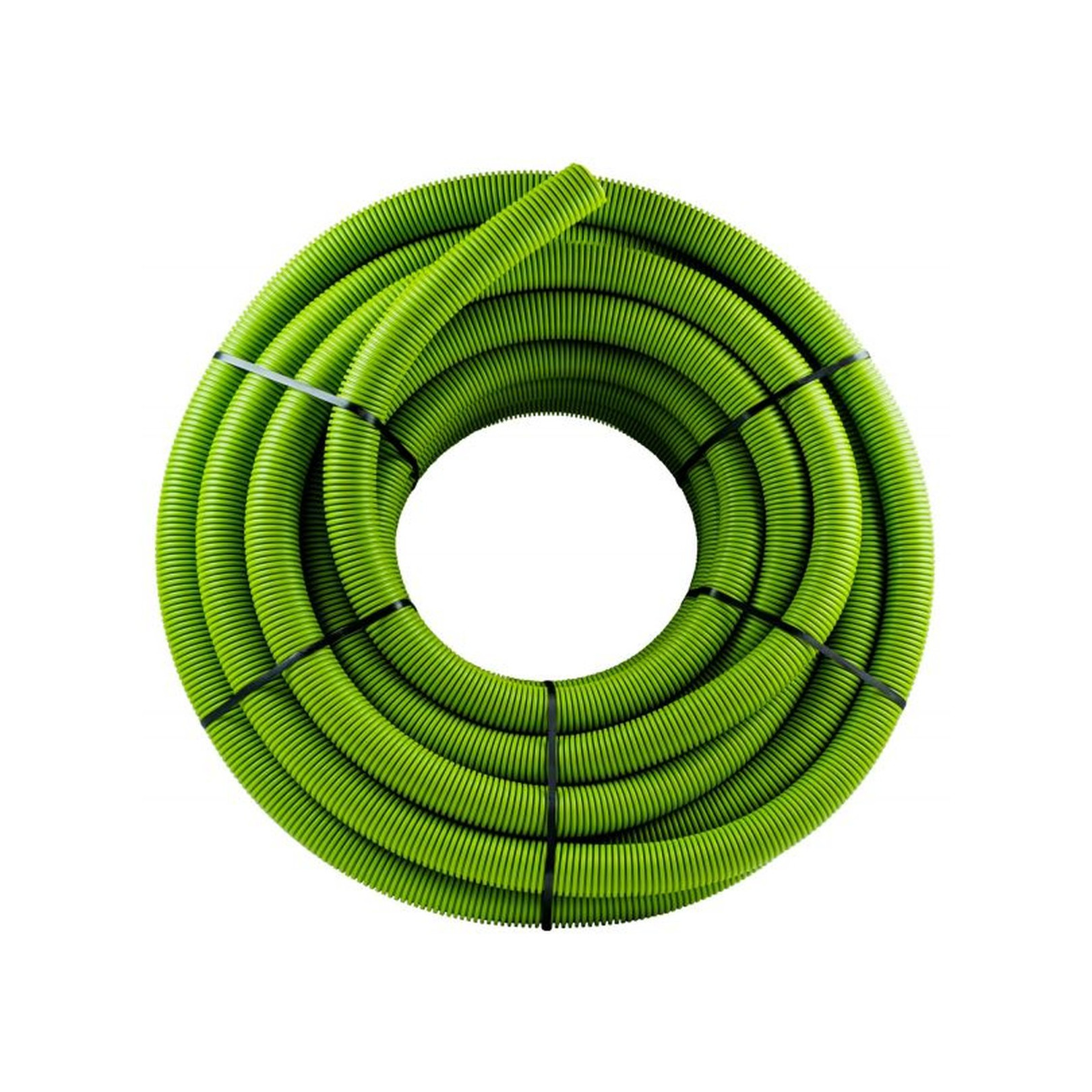 Wolf Luftverteilerschlauch DN75 50m Rolle glatte Innenhaut PE-HD grün 2577414
